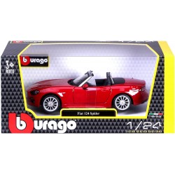 Burago 1/24 Fiat 124 Spider rossa