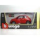 Burago 1/24 Fiat 500C Cabriolet colore rosso