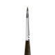 B&B 26176 PENNELLO TONDO SINTETICO MANGOOSE MANICO BILANCIATO Serie 800 BeB Mis. 000