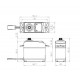 Savox SC-0252MG Metal Gear Servo Digitale 10,5kg 0,19sec