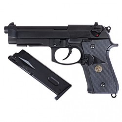 PISTOLE SOFTAIR W048B gas We M9A1 versione Black