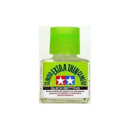 Tamiya Extra Thin Cement Quick Setting da 40ml Colla Plastic