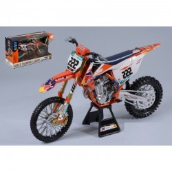 NEW RAY Moto NY49673 RED BULL KTM 450 SX-F N.222 TONY CAIROLI 1:6 MODELLINO DIE CAST