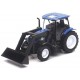 TRATTORE MINI NEW HOLLAND CON BENNA T6 DIE CAST