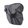 WOSPORT MASCHERA SMALL FLY UPGRADE CON RETE METALLICA NERA