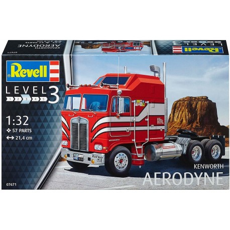 Motrice Camion Kenworth Aerodyne Revell kit montaggio 1:32