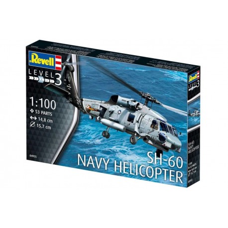 Revell 04955 SH-60 NAVY HELICOPTER elicottero KIT 1:100
