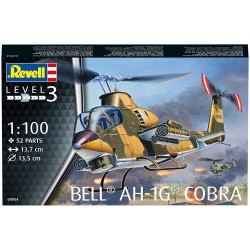 Revell 04985 AH-64A APACHE HELICOPTER elicottero KIT 1:100