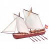 Santissima Trinidad  Lancha del Capitan kit montaggio nave in legno Artesania Latina scala 1:50