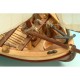 Santissima Trinidad  Lancha del Capitan kit montaggio nave in legno Artesania Latina scala 1:50