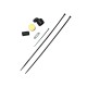 Kit Filtro Aria 1/10 + Guarnizione Collettore + Raccordo Silicone Scarico