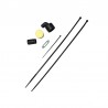 Kit Filtro Aria 1/10 + Guarnizione Collettore + Raccordo Silicone Scarico