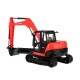 KUBOTA KX080-4 EXCAVATOR 1:18 Scale BY NEW RAY TOYS Construction ORANGE Toy