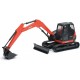 KUBOTA KX080-4 EXCAVATOR 1:18 Scale BY NEW RAY TOYS Construction ORANGE Toy