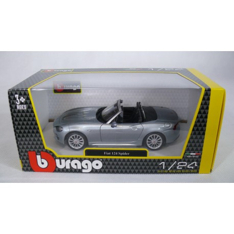 Burago 1/24 Fiat 124 Spider rossa