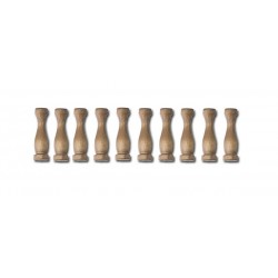 Colonna Semplice in bosso 16 mm confezione da pezzi 10 art. 32501