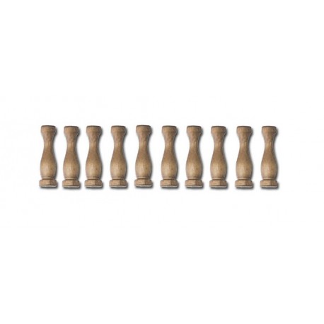 Colonna Semplice in bosso 12 mm confezione da pezzi 10 art. 32481