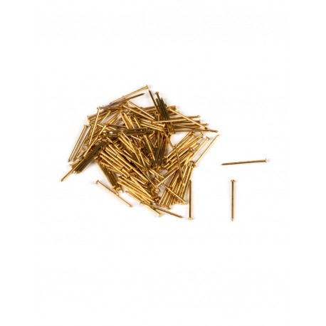 Chiodini ottone 0,7x12 mm confezione da 100 pezzi