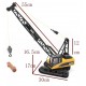 HUINA 1572 GRU 1/14 rc construction crane with 15 channels