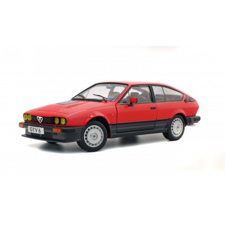 SOLIDO Auto ALFA ROMEO GTV6 RED 1984 - 1:18 Modellino