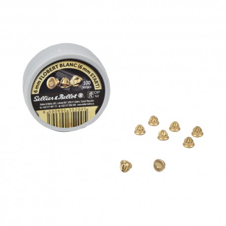 CARTUCCE A SALVE CALIBRO 6MM SELLIER & BELLOT 100 Pcs