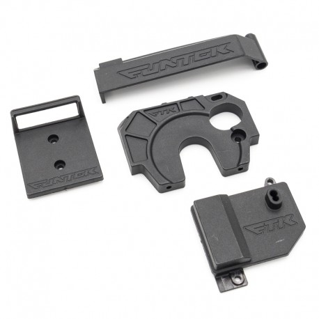 Supporto motore + coperchio batteria + coperchio ricevitore  STX -DTX