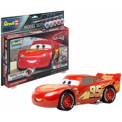 REVELL 1:24 KIT IN PLASTICA SENZA USO DI COLLA - CARS SAETTA MCQUEEN ART 07813