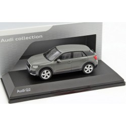 Audi Q2 Quantum Grey 1:43 Modellino Originale Audi grigio quantistico