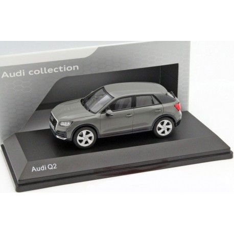 Audi Q2 Quantum Grey 1:43 Modellino Originale Audi grigio quantistico