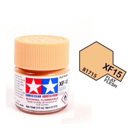 TAMIYA 81715 Carne Piatta XF-15 Flat Flesh Acrilico