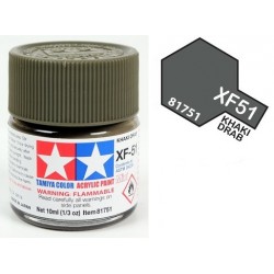 TAMIYA 81751 Khaki Drab XF-51 KHAKI Drab Acrilico