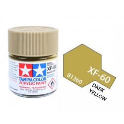 TAMIYA 81760 Giallo Scuro XF-60 Dark Yellow Acrilico