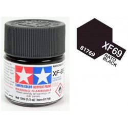 TAMIYA 81769 Nato Black XF-69 Nato Nero Acrilico
