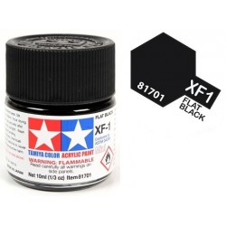 TAMIYA 81701 Flat Black XF-1 Nero Piatto Acrilico
