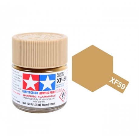 TAMIYA 81759 Desert Yellow XF-59 Giallo Deserto Acrilico