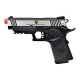 HFC PISTOLA A GAS HG-171S TACTICAL 1911 SILVER/NERO METAL SCARRELLANTE