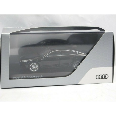 Audi A5 Sportback nera 1:43 Modellino Originale Audi Collection