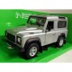 Land Rover Defender Welly 1/24 Grigio Metallizzato