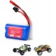 Batteria originale Wltoys LiPo 6,4 V 750 mAh con connettore JST RC di WLToys ecc. Vortex A949, A959, A969, A979, K929