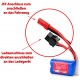 Batteria originale Wltoys LiPo 6,4 V 750 mAh con connettore JST RC di WLToys ecc. Vortex A949, A959, A969, A979, K929