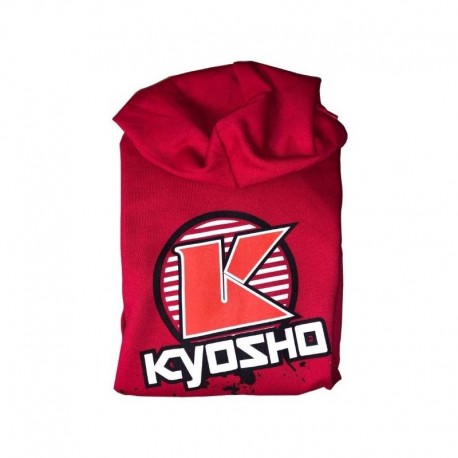 Kyosho Felpa con Cappucio Rossa K-CIRCLE (XL) art. 88007XL