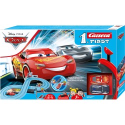 Carrera Pista First Set Cars: Power Duell Disney PIXAR - mt. 2,4 with SPINNERS