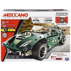 Macchina da Corsa MECCANO 6040176 Costruzioni in metallo Multi Modello 5 in  1 - Macchina da Corsa
