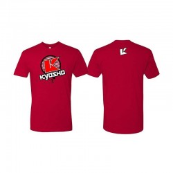 Kyosho T-Shirt K-Circle 2.0 Rossa Taglia Extra Large (art. 88008XL)