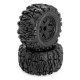 HT-462 RUOTE COMPLETE 12MM "TERRAMAX" 140/73 NERE  (1 coppia)