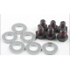 Kyosho BS55 Wheel Stopper Bolt 6 dadi 6 spessori
