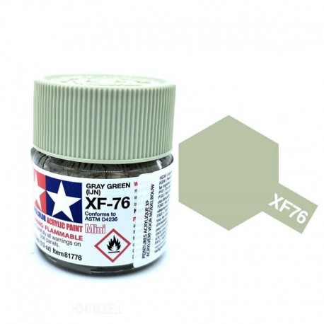 TAMIYA 81776 Grigio Verde  XF-76 Gray Green (ijn) Acrilico