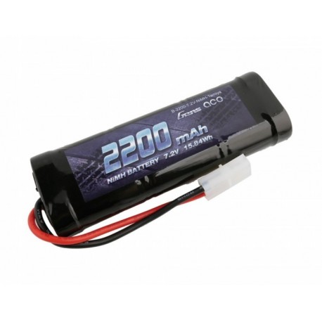 Gens Ace NiMH Batteria 7.2V 2200Mah (135x48x25mm/290g) - spinotto Tamiya by Kyosho
