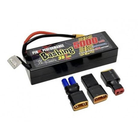 Batteria LiPo 3S 11.1V-5000-50C Pink Bashing (Multi) 139x47x39mm 450g