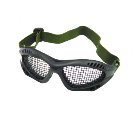 OCCHIALE TACTICAL COMMANDO NERO CON RETE